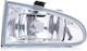 Prasco Rectangleς Foglights Car Left Ford Fiesta 1996-1999 1pcs