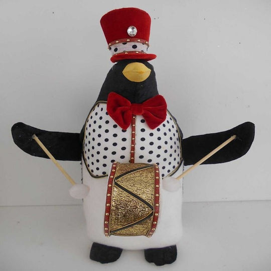 Marva Weihnachtliche Stoff Figur Pinguin Höhe 44cm