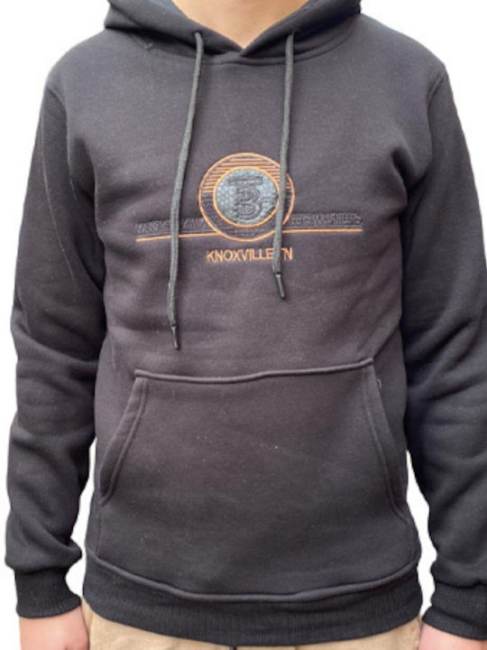 Men's Sweatshirt Three-Strand Cotton Black Knoxvillen