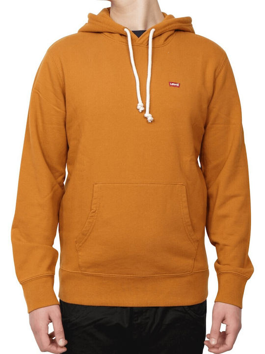 Levi's Original Housemark Φούτερ με Κουκούλα ΚΑΜΕΛ