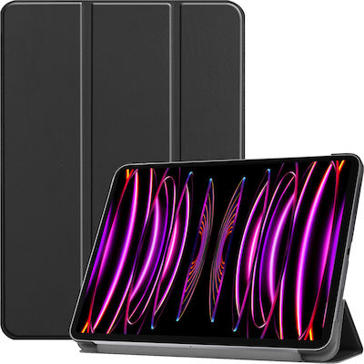 Sonique Smartcase Slim Flip Cover Δερματίνης Ανθεκτική Μαύρο (iPad Pro 11" (2018/2020/2021/2022) & iPad Air 10,9" 4th/5th/6th Gen)