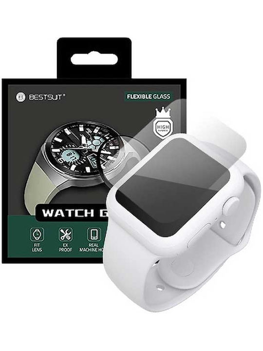 Bestsuit Flexible Hybrid Tempered Glass for the Apple Watch 45mm 1pcs