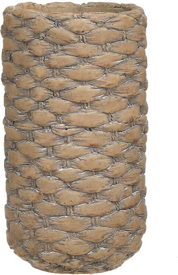 Inart Βάζο Τσιμεντένιο Μπεζ Φ14xΥ25cm Inart Βάζο Τσιμεντένιο Μπεζ Φ14xΥ25cm