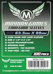 Mayday Games Label Card Game Size Sleeves 63.5x88mm