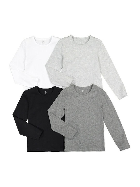 La Redoute Collections Дълъг ръкав Многоцветни 4бр