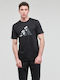 Adidas Men's Athletic T-shirt Short Sleeve Black