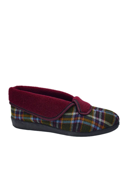 Closed Women's Slippers Burgundy