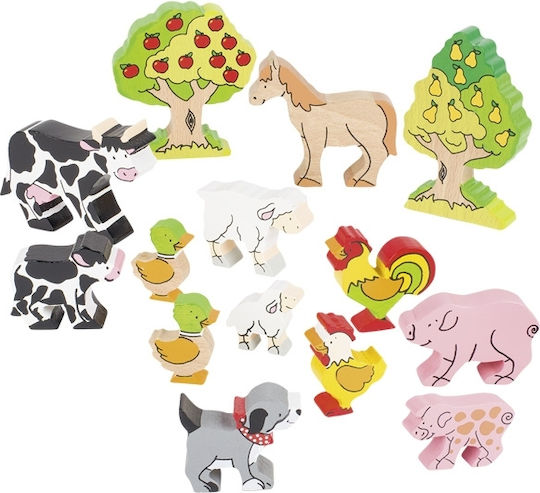 Goki Goki Miniatur-Spaßspielzeug Farmtiere Für 3+ Jahre 11,5cm