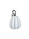 Inart Decorative Pumpkin made of Polyresin White Black 20x18x31cm 1pcs