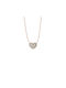 Heart necklace full of silver 925-EXIS