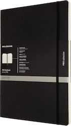 Moleskine Pro Notebook with Elastic Black