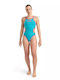 Arena One Double Athletic One-Piece Swimsuit Blue