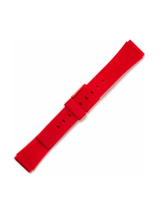 Rubber Strap Red 18mm