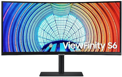 Samsung ViewFinity S6 S65UA Ultrawide VA HDR Gebogen Monitor 34" QHD 3440x1440