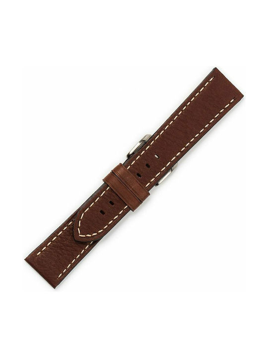 Leather Strap Brown 18mm