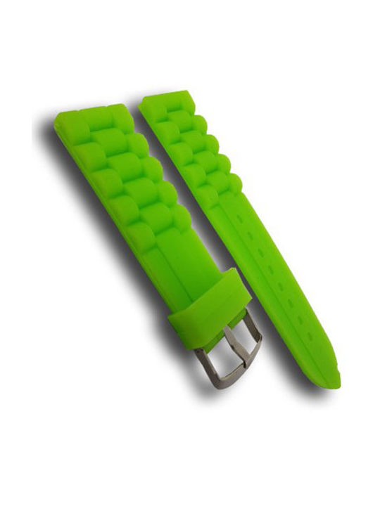 Rubber Strap Green 22mm