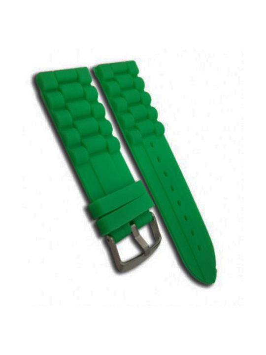 Rubber Strap Green 18mm