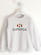 Superga Kinder Sweatshirt Weiß