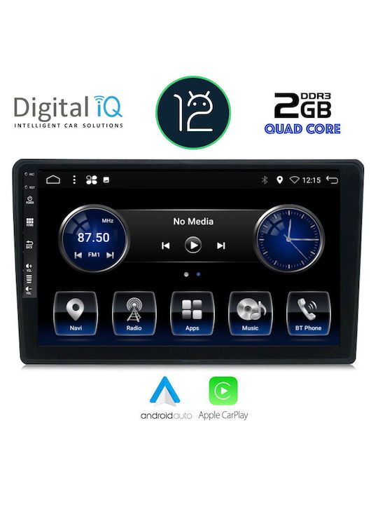 Digital IQ Car Audio System for Seat Exeo Audi A4 2002-2008 (Bluetooth/USB/AUX/WiFi/GPS/Apple-Carplay/Android-Auto/CD) with Touch Screen 9"