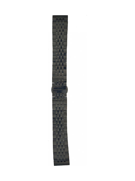 Mertzios.gr Μεταλλικό Μπρασελέ Μαύρο 18mm
