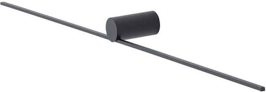 Nowodvorski Spin M Modern Lamp Wall with Integrated LED and Warm White Light Black 99x12.5x5.5cm