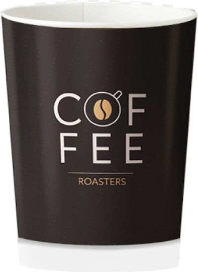 Coffee Roasters Ποτήρι μιας Χρήσης Χάρτινo Διπλότοιχο Μαύρο 480ml 25τμχ
