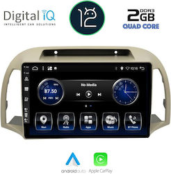 Digital IQ Car-Audiosystem für Nissan Micra 2002-2010 (Bluetooth/USB/AUX/WiFi/GPS/Apple-Carplay) mit Touchscreen 9"