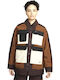 Women's Short Lifestyle Jacket for Winter Brown