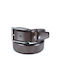 Legend Accessories Men's Artificial Leather Belt Brown