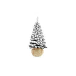 JK Home Decoration Christmas Decorative Snowy Tree 45cm Green