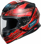 Shoei NXR2 Fortress TC-1 Motorradhelm Volles Gesicht ECE 22.06 01NXR2FOTRS1