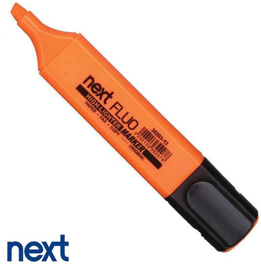 Next Fluo Ανεξίτηλος Μαρκαδόρος Πορτοκαλί