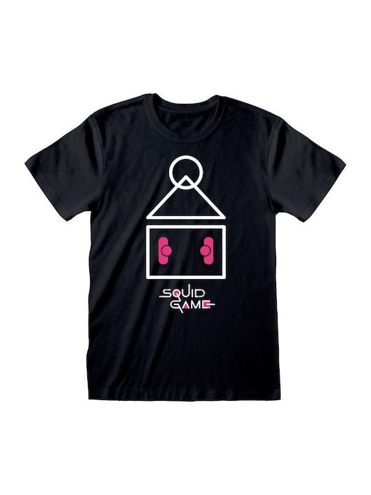 Heroes INC Symbol T-shirt Squid Game Black Cotton