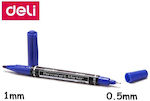 Deli Permanent Marker Blau