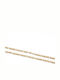 Senza Chain Neck made of Steel Gold-plated Wide Thickness 6mm and Length 55cm