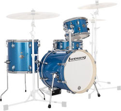 Ludwig Set Tobe Breakbeats Albastru Sclipici