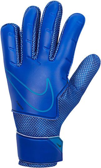 Nike Match Kids Goalkeeper Gloves Blue