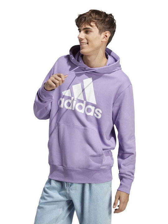 Adidas Herren Sweatshirt mit Kapuze und Taschen Lilac