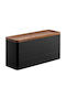 Yamazaki Metallisches Schmuckkästchen Schwarz 45x9.5x12cm