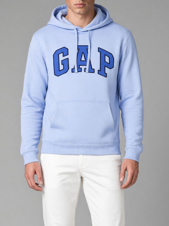 GAP Sweatshirt mit Kapuze Hellblau