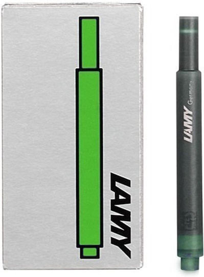 Lamy 5 Ersatz- und Füllfederhaltertinten für Füllfederhalter Grüne