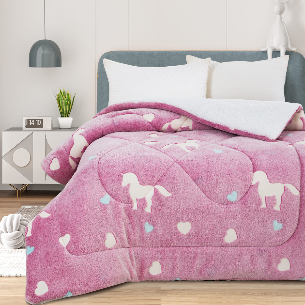 Spotlight unicorn quilt cover shop