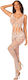 Obsessive G330 Obsessive Mesh Bodystocking with Open Crotch White