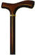 Alfa Care AC–833 Wooden walking stick T Brown AC-833