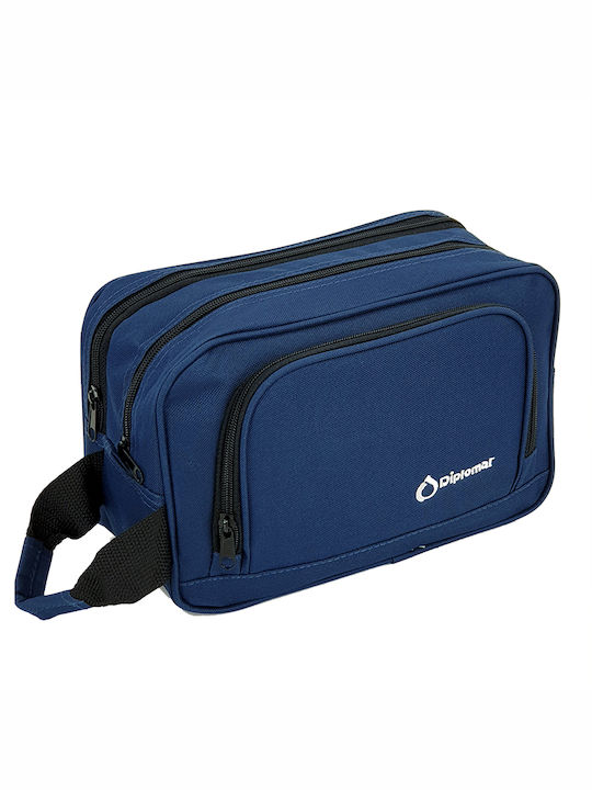 Diplomat Men's Toiletry Bag WB1800 Μαύρο/Μπλε