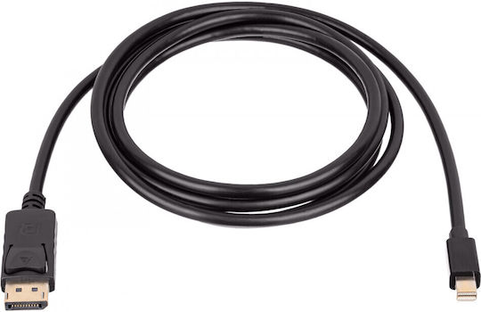 Akyga Cable DisplayPort male - mini DisplayPort male 1.8m Black (AK-AV-15)