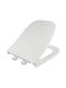 Elvit Plastic Soft Close Toilet Slim Seat White 40-45cm