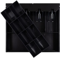 ICS DF EC 410 Cash Register Insert Tray with 8 Coin Slots and 4 Slots for Bills 35.7x32.1x6.3cm