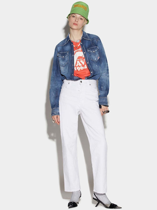 Cool Girl Women's Jean Trousers White