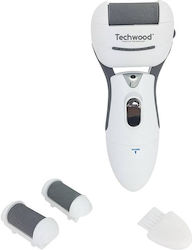 Techwood Elektrische Fußfeile für Fersen und Hornhaut
